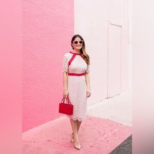 Rachel Parcell Limited Edition Romantic Lace Midi Dress- Size Small